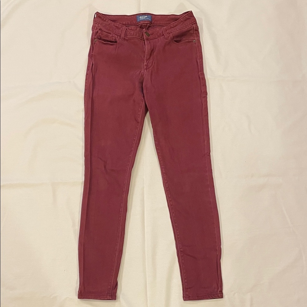 Old Navy Women's Rockstar Mid-Rise Pants in Plum Size 6
